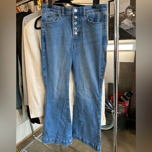 Torrid High Rise Blue Button-Fly Jeans